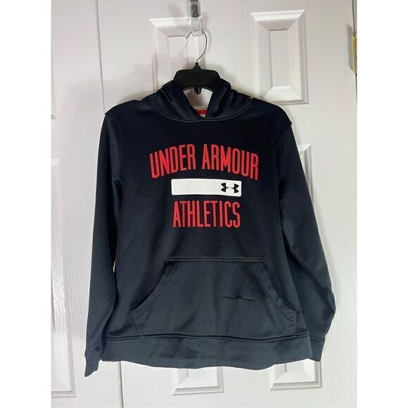Underarmour Boys Black Sweatshirt Size YLG - Picture 1 of 3